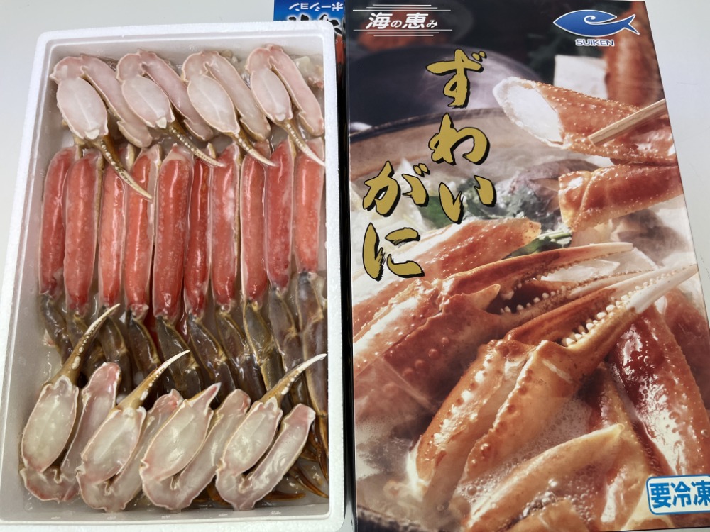 生切ずわいがに（ロシア・ノルウェー産）6L 約4肩／2Kg