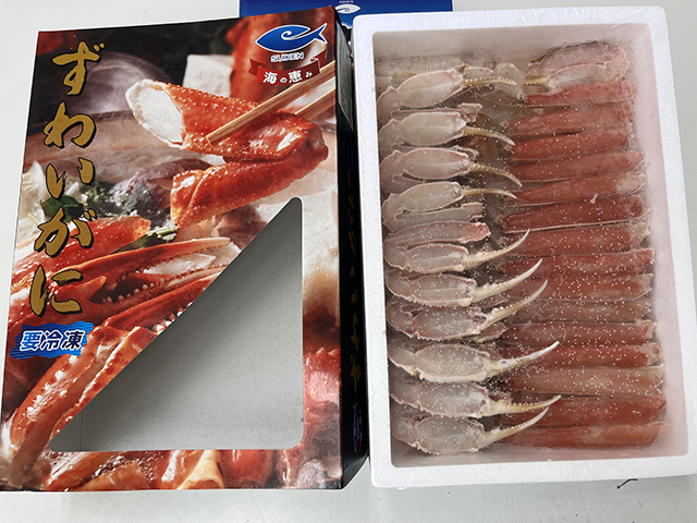 生切ずわいがに（ロシア・ノルウェー産）2L  5-6肩／1.0Kg